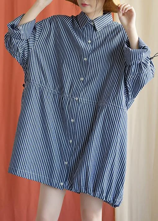 French drawstring Cotton dresses Fabrics dark blue shirt Dress fall Stylish Shirt Dress French drawstring Cotton dresses Fabrics dark blue shirt Dress fall Stylish Shirt Dress