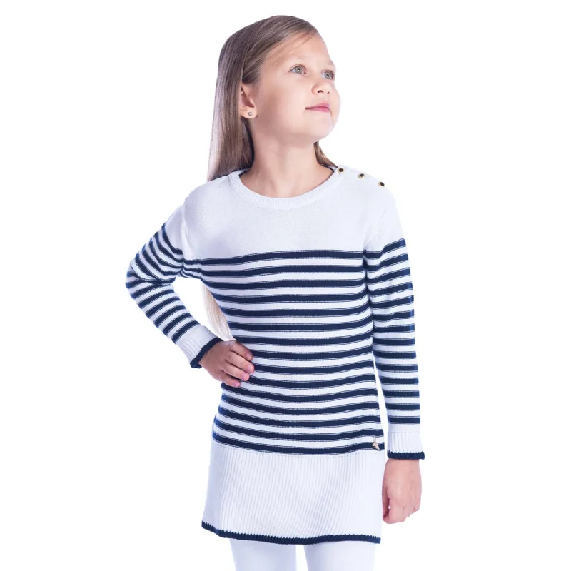 Stripes Sweater Dress Sweater Dress Elegant