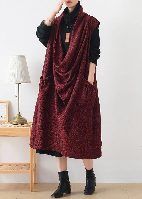 Cute o neck asymmetric Sweater weather burgundy oversized sweater dress Sweater Dress Twist Cute o neck asymmetric Sweater weather burgundy oversized sweater dress Sweater Dress Twist