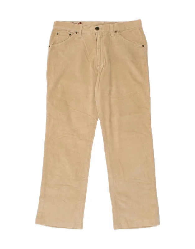 MARLBORO CLASSICS Womens Regular Fit Casual Trousers W30 L27  Beige