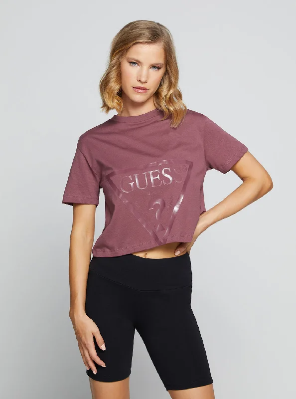 Eco Wine Adele Active Crop T-Shirt All-season Hoodie Sweatshirt