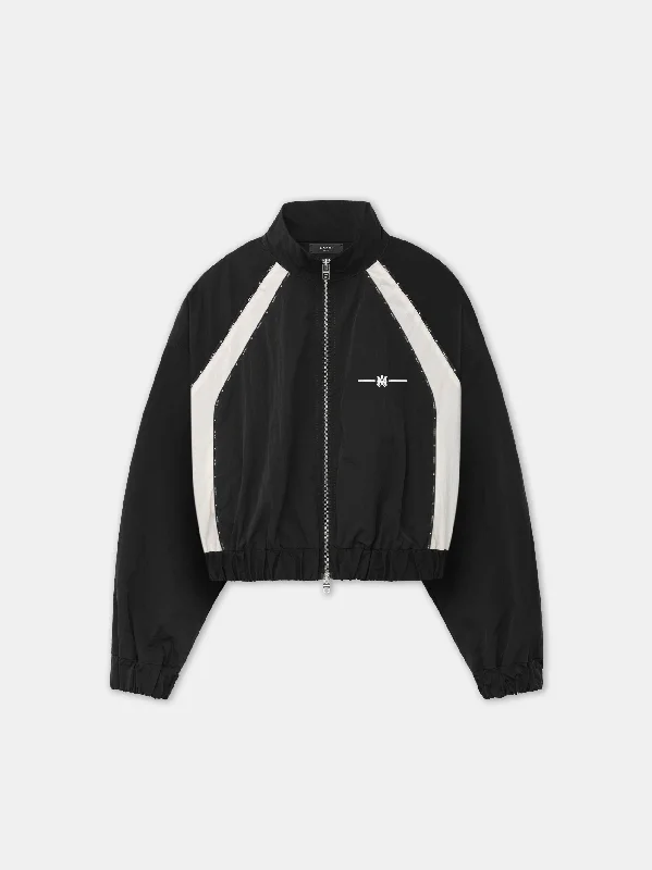WOMEN - WOMEN'S RAGLAN MA TRACK JACKET - Black Hoodies for Winter Wear