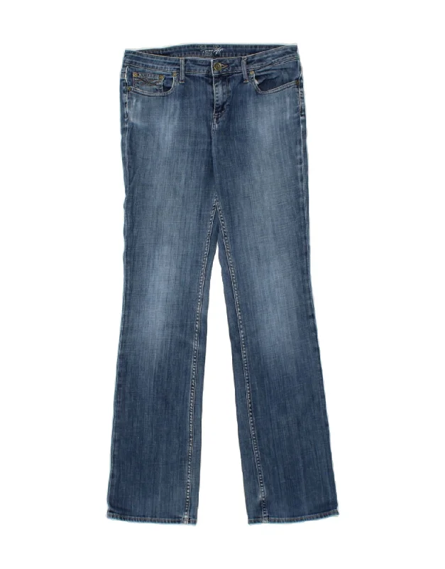 TOMMY HILFIGER Womens Straight Jeans W30 L34  Navy Blue Cotton