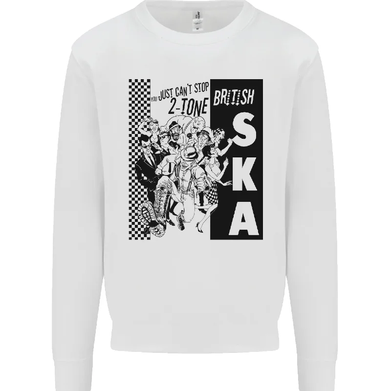 Cant Stop 2-Tone British SKA 2Tone Mens Sweatshirt Jumper