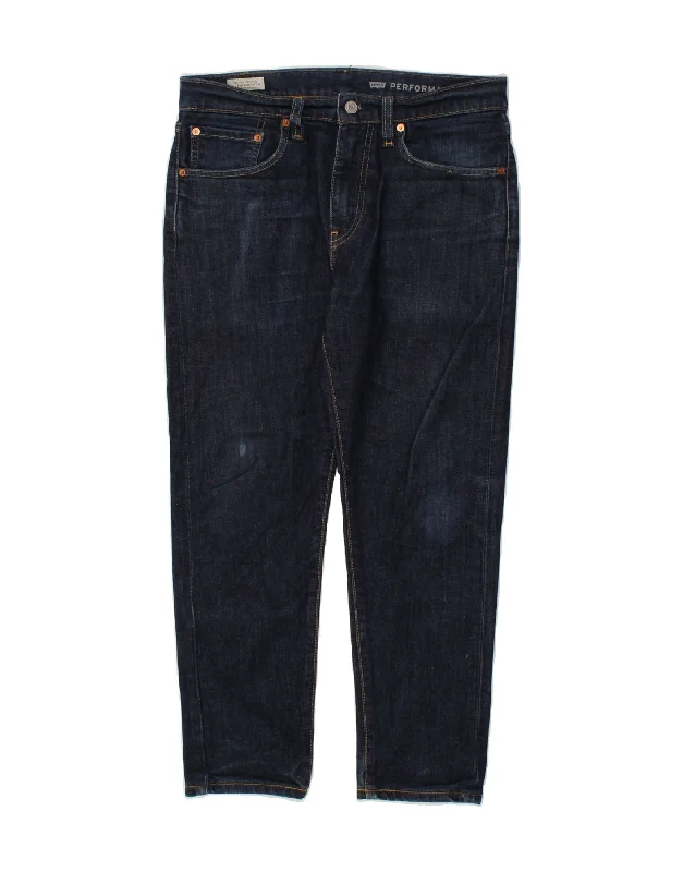 LEVI'S Womens 512 Slim Tapered Jeans W31 L25 Navy Blue