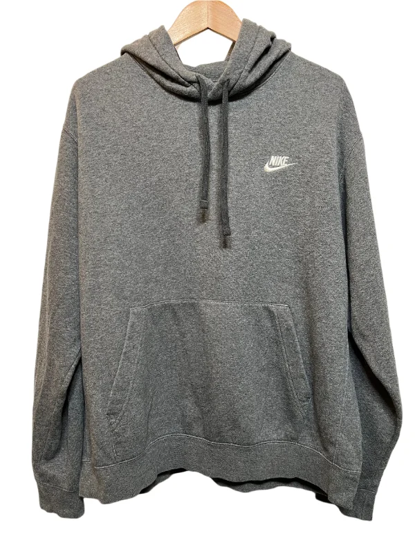 Nike Mens Grey Hoodie (Size L) Fashion Hoodie Sweatshirt