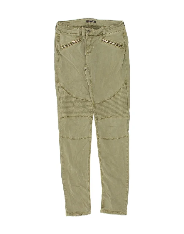 TOMMY HILFIGER Womens Slim Casual Trousers US 8 Medium W30 L30  Green