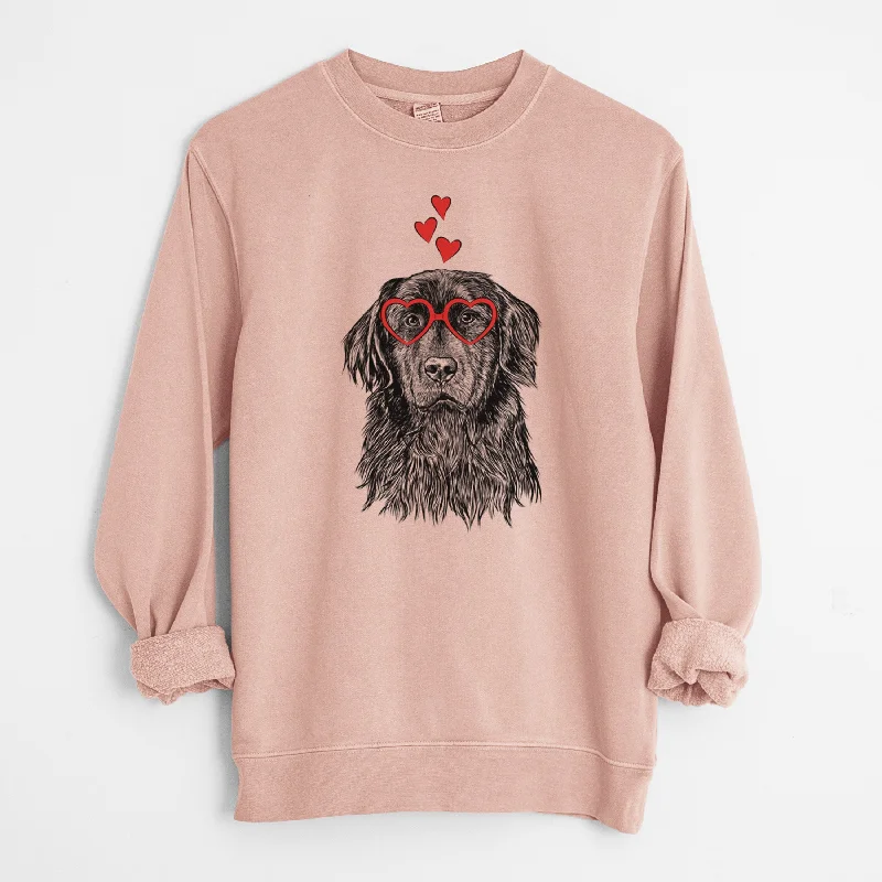 Valentine Jinx the Newfoundland - Unisex Pigment Dyed Crew Sweatshirt