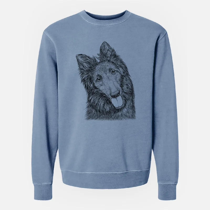 Bare Jaxx the Belgian Tervuren - Unisex Pigment Dyed Crew Sweatshirt