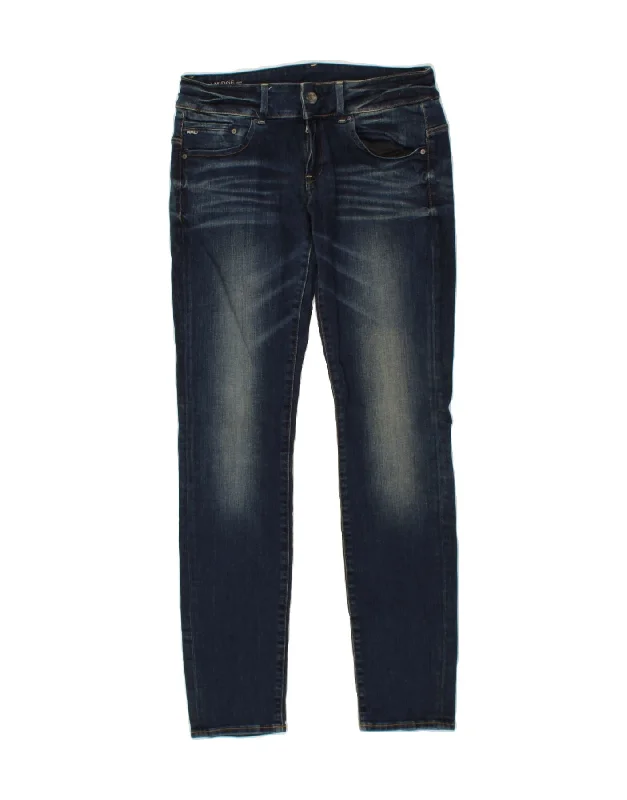 G-STAR Womens Slim Jeans W30 L32  Navy Blue Cotton