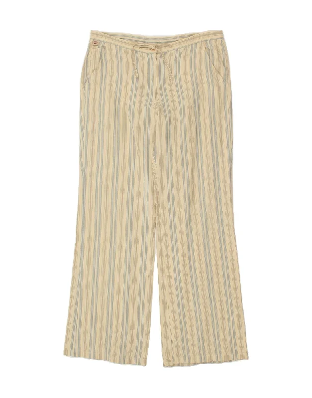 MARLBORO CLASSICS Womens Bootcut Chino Trousers EU 46 XL W34 L31  Beige
