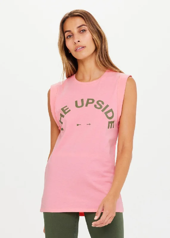 MUSCLE TANK PEONY Bold Hoodie Sweatshirt