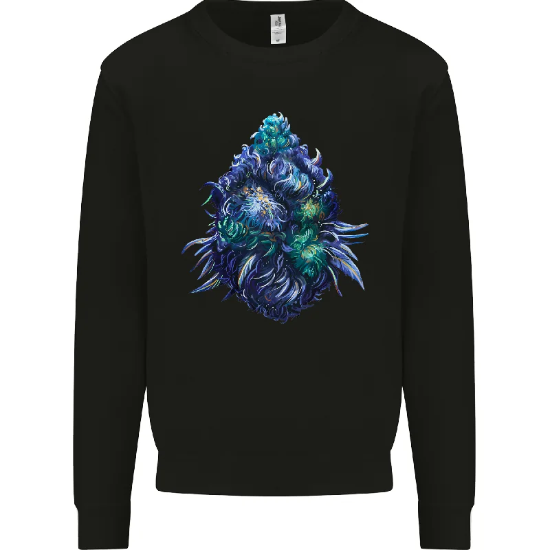 Cannabis Bud Marijuana Weed Mens Sweatshirt Jumper