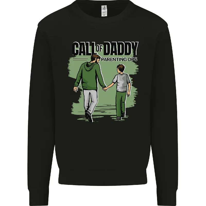 Call of Daddy Funny Parody Fathers Day Dad Mens Sweatshirt Jumper