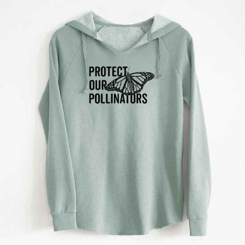 Protect our Pollinators - Cali Wave Hooded Sweatshirt Hoodie with Drawstrings