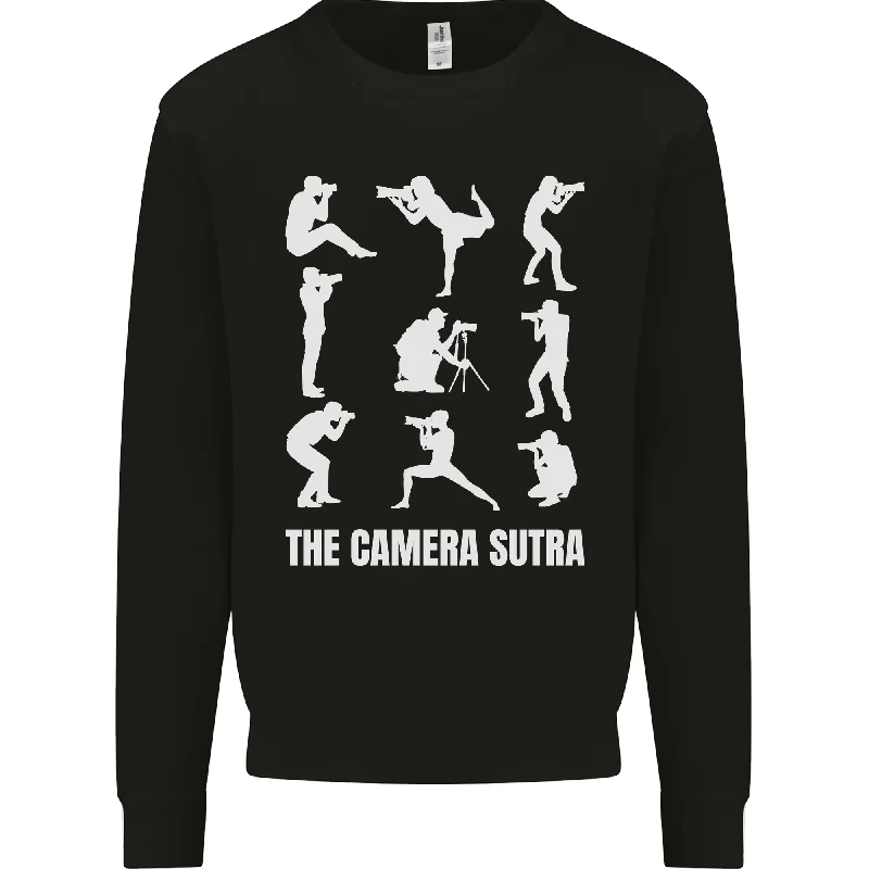 Camera Sutra Funny Photography Photographer Mens Sweatshirt Jumper