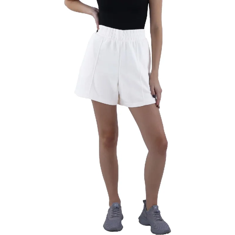 Puma Womens French Terry Pintuck Shorts Hoodie Sweatshirt Fashion