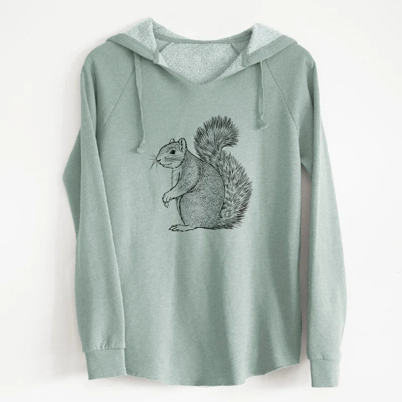 Eastern Fox Squirrel - Sciurus niger - Cali Wave Hooded Sweatshirt Comfy Sweatshirts for Fall