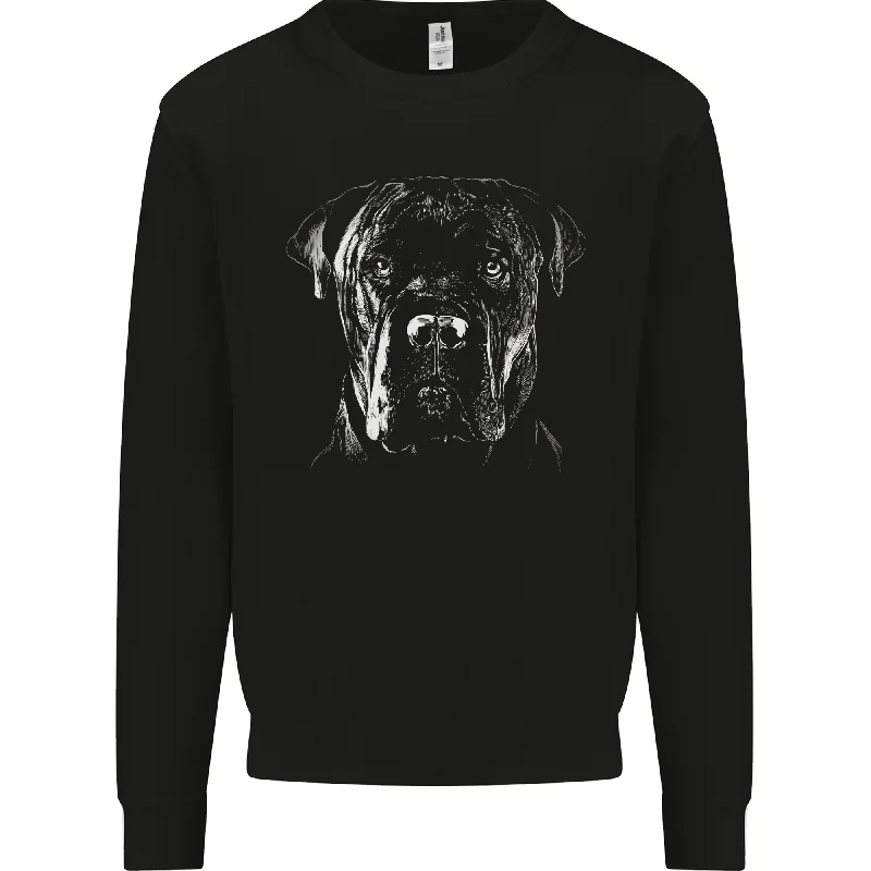 Cane Corso Head Shot Dog Mens Sweatshirt Jumper