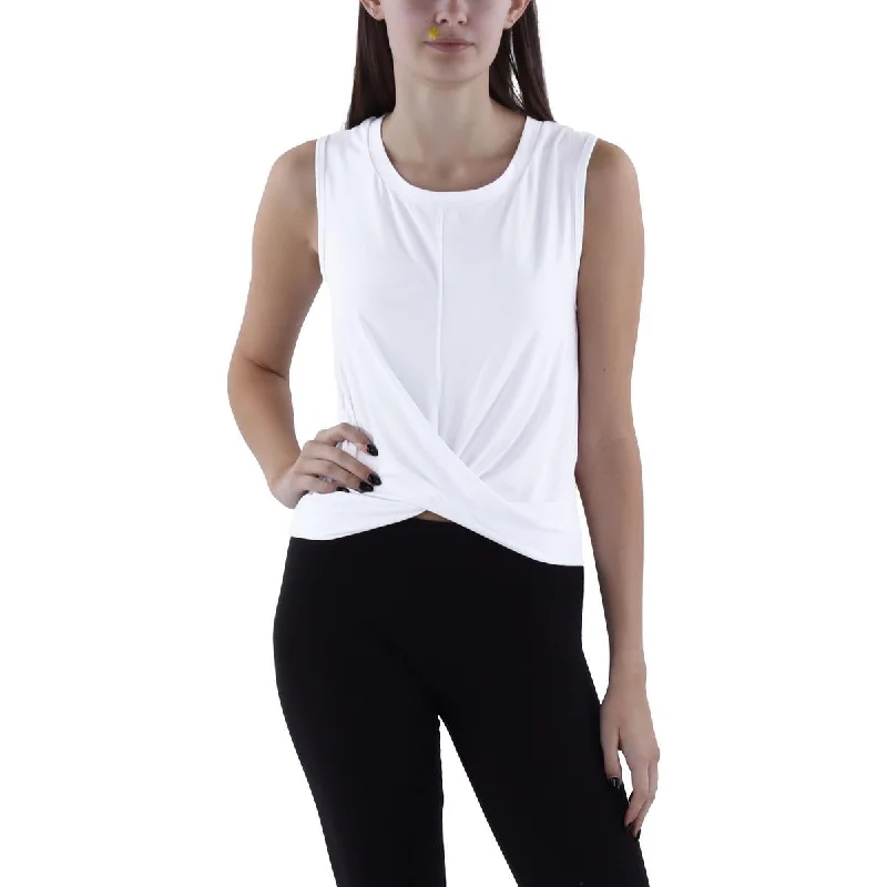 X by Gottex Womens Fitness Workout Tank Top Casual Graphic Hoodies