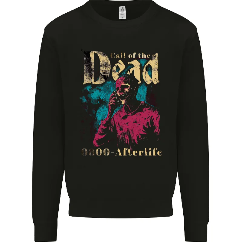 Call of the Dead Zombie Halloween Mens Sweatshirt Jumper