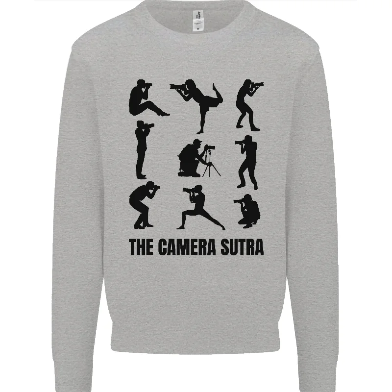 Camera Sutra Funny Photographer Photography Mens Sweatshirt Jumper