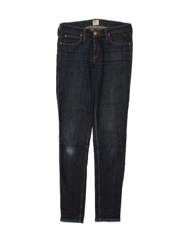 LEE Womens Scarlett Skinny Jeans W28 L33  Navy Blue Cotton