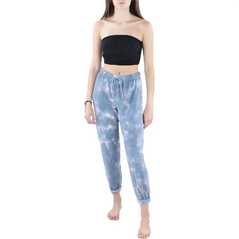 Lulus Womens Tie-Dye Comfy Sweatpants Pullover Hoodie Sweatshirt