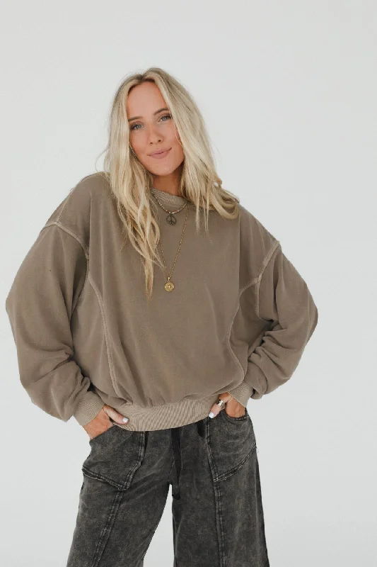 Summit Cozy Pullover - Mocha