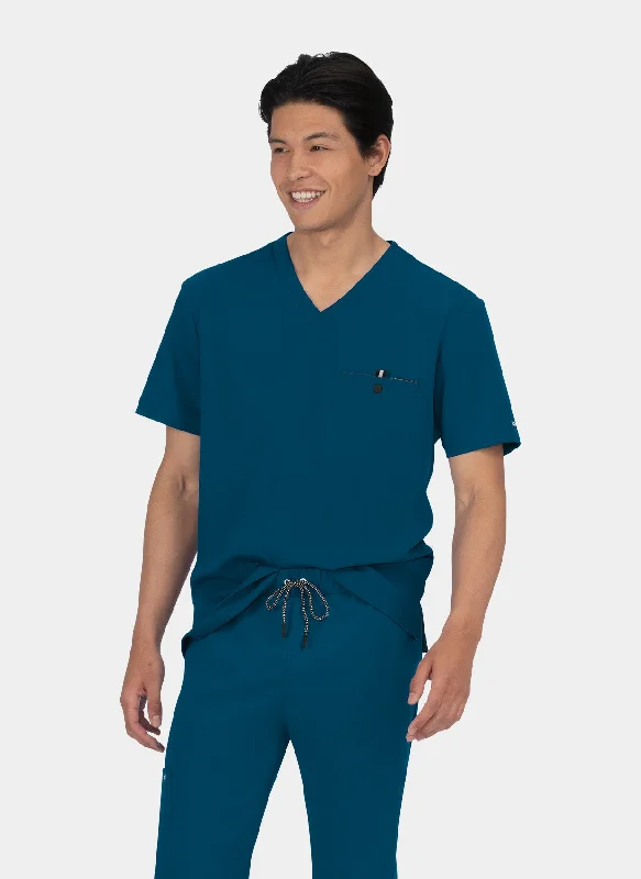 Koi Next Gen On Call Scrub Top - Caribbean