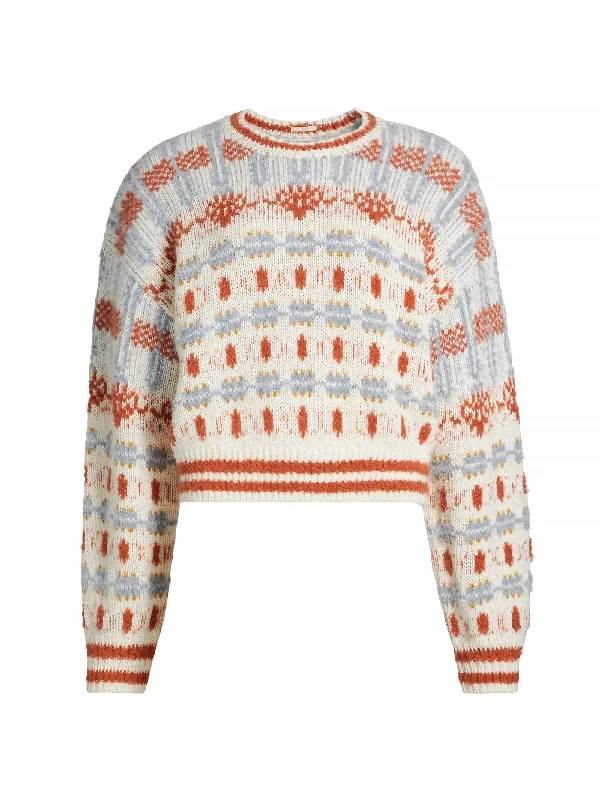 Mother Denim Women's The Long Drop Pullover, Dharma Karma, L Adidas sweaters