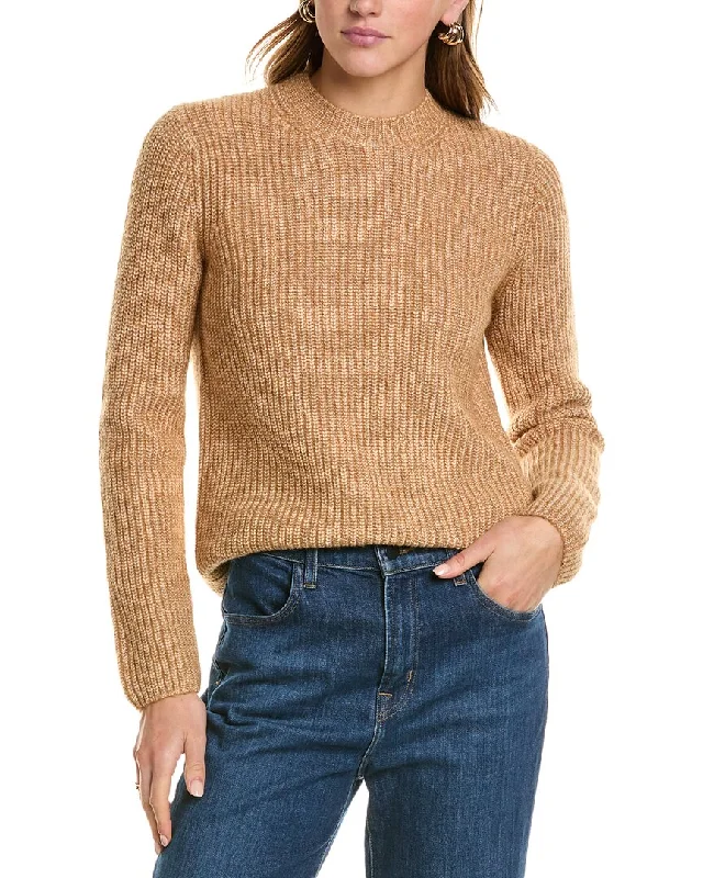 Vince Shaker Rib Wool & Alpaca-Blend Sweater Women's sweaters