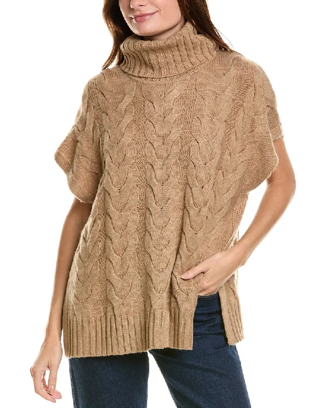 Forte Cashmere Luxe Cable Cowl Wool & Cashmere-Blend Popover Sweater Expensive sweaters Forte Cashmere Luxe Cable Cowl Wool & Cashmere-Blend Popover Sweater Expensive sweaters