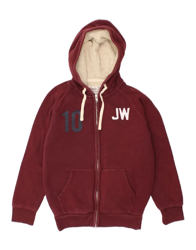 JACK WILLS Womens Oversized Graphic Zip Hoodie Sweater UK 6 XS Burgundy Weekend sweaters JACK WILLS Womens Oversized Graphic Zip Hoodie Sweater UK 6 XS Burgundy Weekend sweaters