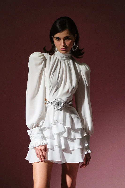 Dakota Long Sleeved Dress | Bridal Y2K mini dresses