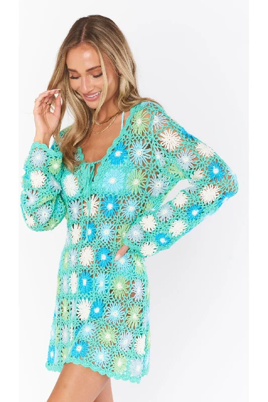VACAY MINI COVERUP Smocked mini dresses