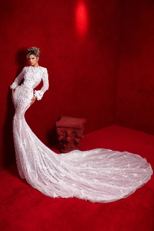 Drenaya Floral Bridal Gown