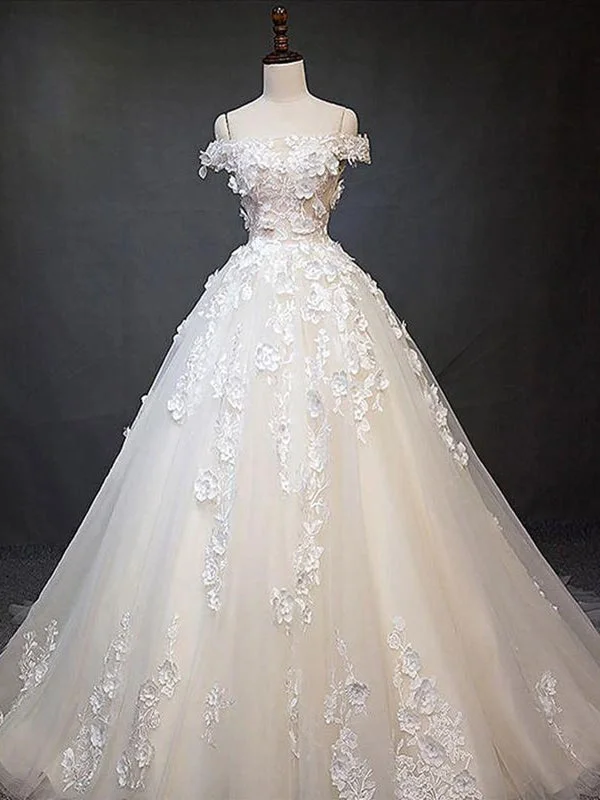 Off Shoulder Light Champagne Lace Long Prom Wedding Dresses, Light Champagne Lace Formal Dresses, Light Champagne Evening Dresses Lace Wedding Dress Off Shoulder Light Champagne Lace Long Prom Wedding Dresses, Light Champagne Lace Formal Dresses, Light Champagne Evening Dresses Lace Wedding Dress