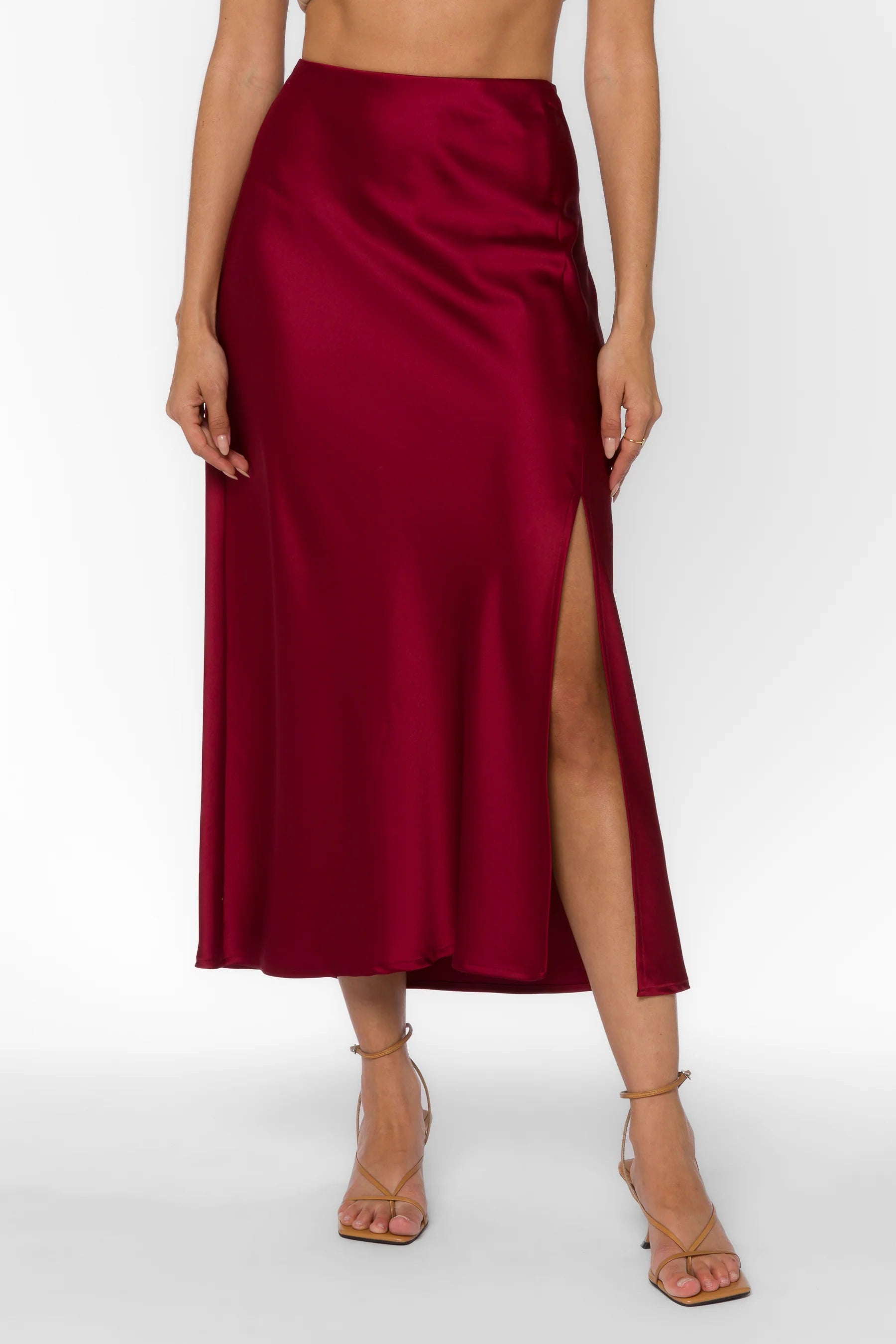 Gypsy Crimson Skirt Metallic unclassified skirts