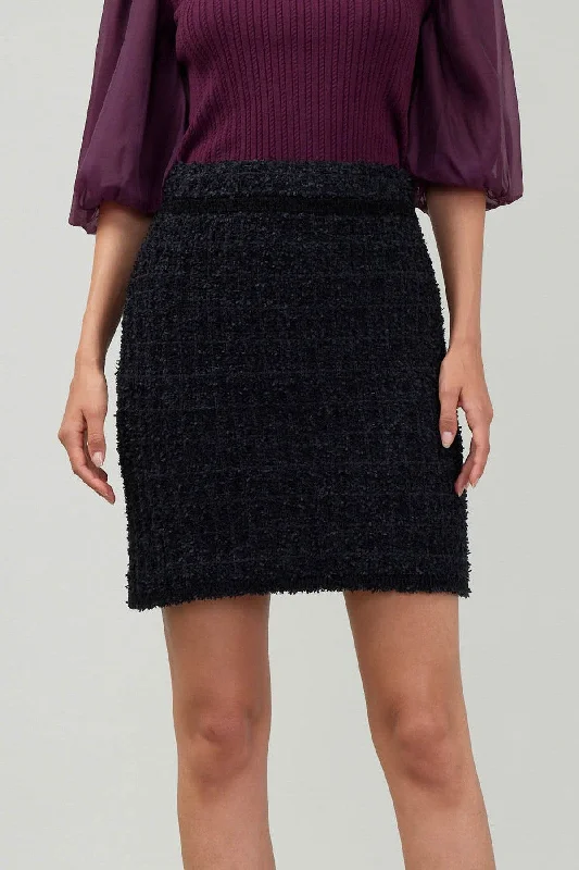 Sophisticated Lady Tweed Skirt Neutral tone unclassified skirts