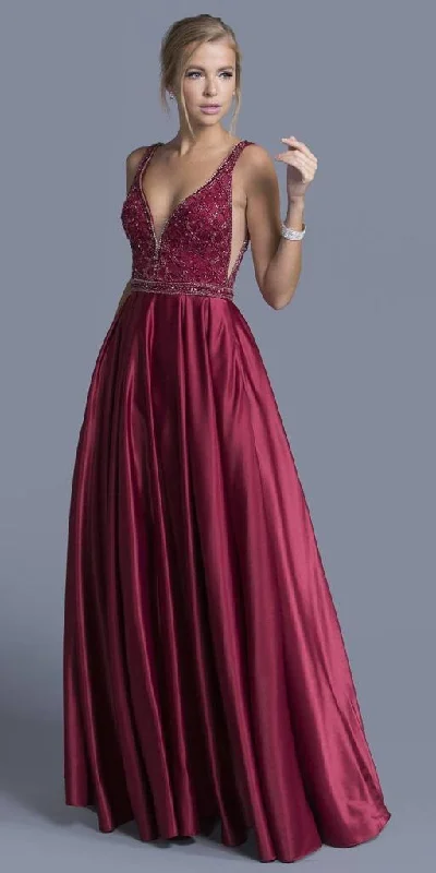 Long Sleeveless Prom Dress Sale High-end maxi dresses