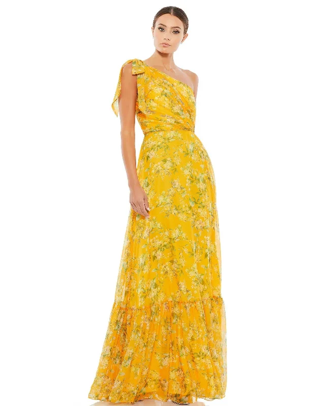 Mac Duggal 55427 Long Formal One Shoulder Dress Best maxi dresses for tall women