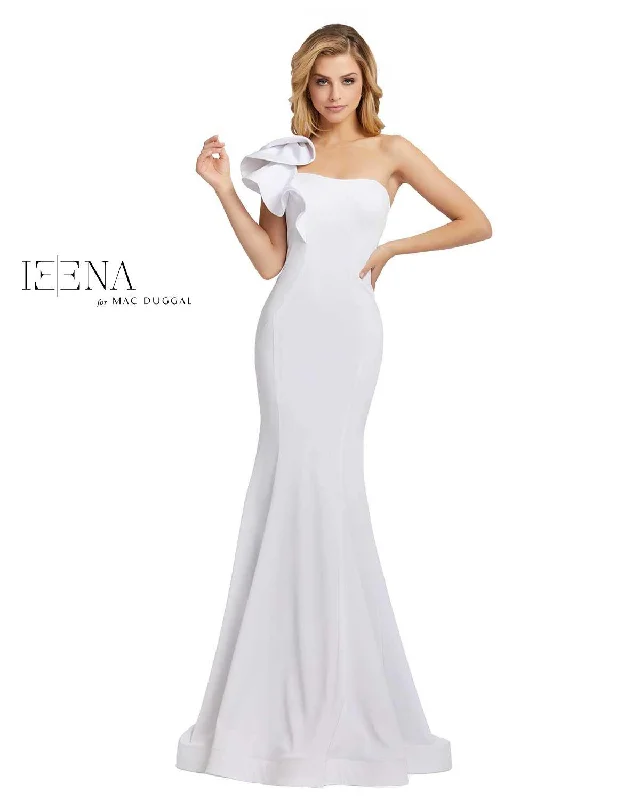 Mac Duggal 67156 Long One Shoulder Mermaid Dress Boohoo maxi dresses