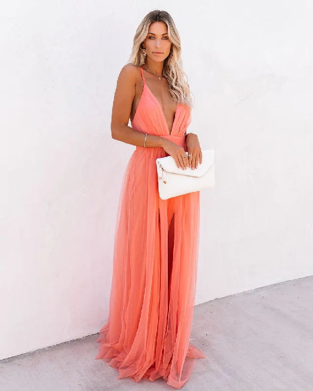 Petal Dust Maxi Dress - Apricot ASOS maxi dresses