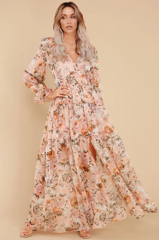 Prosperous Floral Chiffon Boho Maxi Dress - FINAL SALE Best maxi dresses for hourglass body shape Prosperous Floral Chiffon Boho Maxi Dress - FINAL SALE Best maxi dresses for hourglass body shape