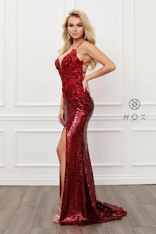 Sexy Long Burgundy Mermaid Dress Strapless maxi dresses