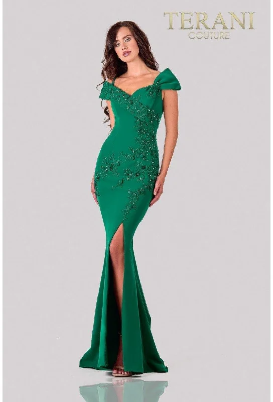 Terani Couture 2111M5261 Applique Formal Long Dress Clubbing maxi dresses