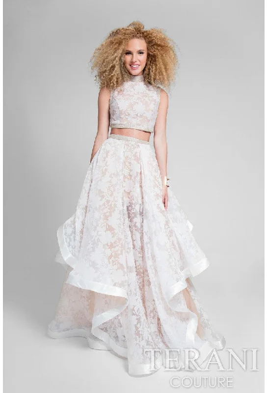 Terani Couture 1711P2713 Two Piece Long Prom Dress Hot new arrivals in maxi dresses