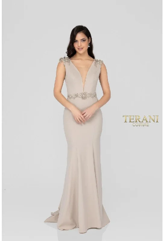 Terani Couture 1911E9601 Sleeveless Long Prom Dress Affordable maxi dresses