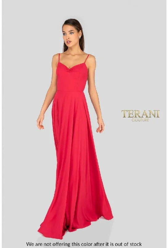 Terani Couture 1912B9694 Formal Long Dress Lace maxi dresses